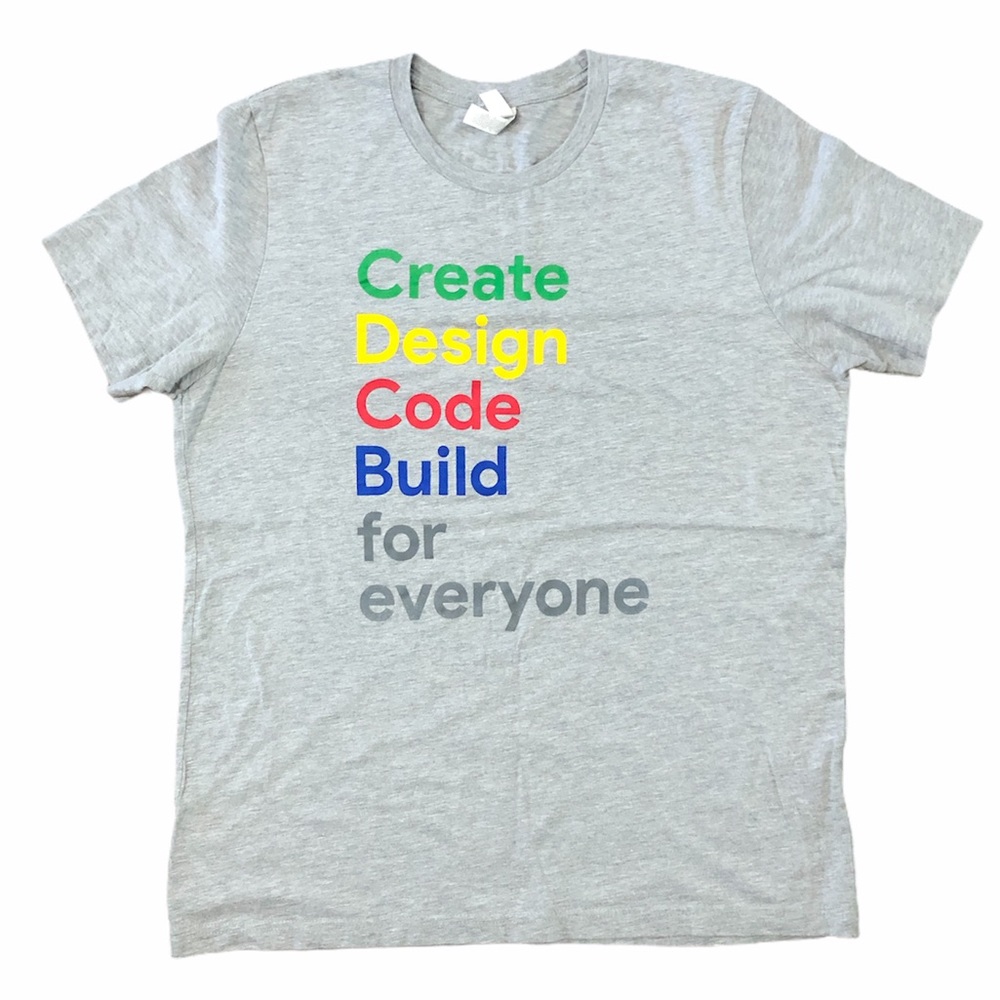 Bella+Canvas Google Short Sleeve TShirt Size Large